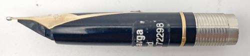 ITEM #6715: SHEAFFER SLIM TARGA GOLD FOUNTAIN PEN NIB ASSEMBLY. NEW OLD STOCK. 